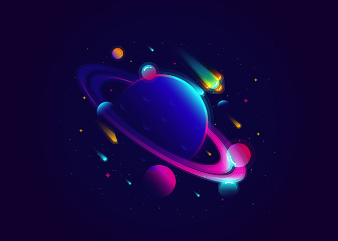 PLANETS ILLUSTRATION...