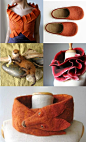 http://jennyhoople.com/blog/natural-favorites-felted-wool/