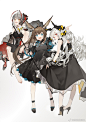 #明日方舟# 突发涂涂红黄蓝× ​​​​
