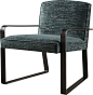 Ironage Chair by Laura Kirar - 9119C : The Ironage Chair is sculptural, elegant and masculine. This lounge chair is a perfect art element for any room. This signature piece is defined by turn-of-the-century inspired finishes that will appeal to anyone who