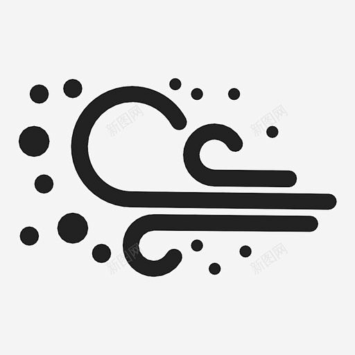 沙尘暴图标