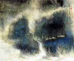 泡沬采集到清山绿水景色画集