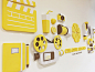 Creative Lemons : Creative Lemons is a film and graphic design studio based in Braga, Portugal. They have a lovely studio full of yellow details and a big wall that they asked us to decorate and recreate some of the materials they use at work, such as cam