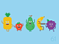 61 100 days fruit dance party dribbble