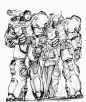 机械兽原画机械怪兽原画科幻怪兽原画来自cgbook.cn (604)