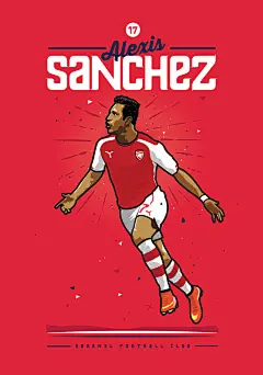 【足球插画】插画师Kieran Carroll最新作品。其中梅西、C罗、德罗巴、阿圭罗为正在创作的球星庆祝动作系列，背景为各自的主场。其他风格的插画还包括桑切斯、迪马利亚、伊布、内马尔、迭戈·科斯塔等球星。(L) ​​​​