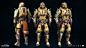 Titan "Hesperos" Armor set, Ken Osuna : Titan "Hesperos" Armor set by Ken Osuna on ArtStation.