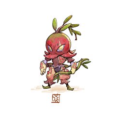 画小人儿。成精的瓜果... - @雪祥君的微博 - 微博