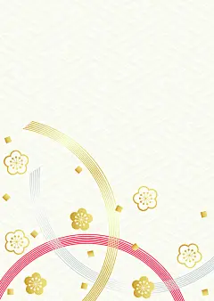 日本日系日式传统花样图案和风仙鹤松树鲤鱼波浪纹印花背景填充图案矢量AI源文件素材