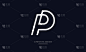 PP, P字母抽象图标标志字母组合