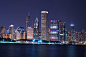 The Windy City at Night by Michael Nguyen on 500px