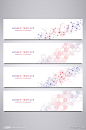 科技医疗抽象banner元素素材