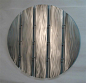 Stainless Steel Contemporary Metal Wall Art Sculpture 21L Unpainted: 