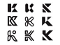 K type line lettering graphic font calligraphy logotype identity letter logo typography monogram branding black mark marks icon illustration symbol design