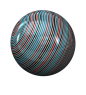 PNG高清素材 C4D特别的球体背景