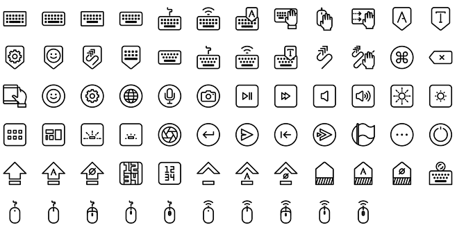 键盘 鼠标 #icon# #图标# 采集...