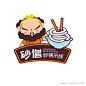 沙僧砂锅米线美食Logo设计