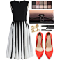A fashion look from September 2015 featuring black dress, zara shoes and hand bags. Browse and shop related looks.