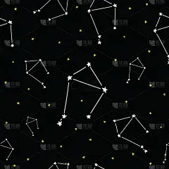 星座,星星,四方连续纹样,可爱的,天秤座,双子座,请柬,贺卡,水瓶座,狮子座