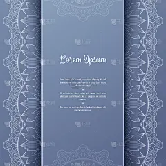 贺卡与花边框架