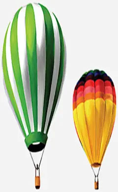 摄影手绘夏日热气球效果图高清素材 夏日 摄影 效果图 热气球 免抠png 设计图片 免费下载