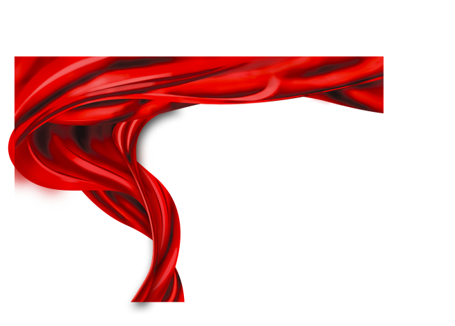 红布帘红绸布红布幕帘素材