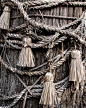 #Ropes Shimenawa (Japan) : the ropes that mark sacred space, can often be found wrapped around trees.