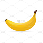 白色背景的香蕉