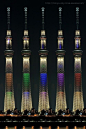 Lighting variation of Tokyo Sky Tree, Japan