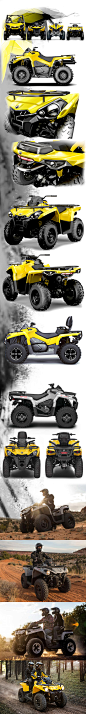 Can-Am Outlander L Design : For 2015, BRP takes the entry-level rec-utility segment by storm with the all-new 2015 Outlander L 500 4x4.