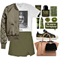 #hm #olive #skort #topshop #fendi #adidas #superstar #slay #Beyonce #camo