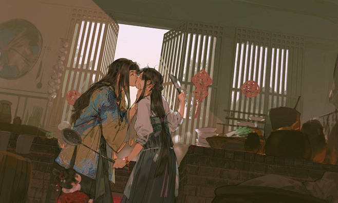 伊吹鸡腿子剑网三同人山河人间瞿筱筱秋宝