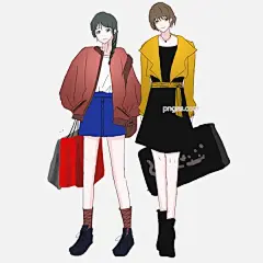 双十一大促闺蜜购物逛街卡通主题插画短裙女孩图片大小2000x2000px 图片尺寸903.71 KB 来自PNG搜索网 pngss.com 免费免扣png素材下载！插图#电商#购物#购物袋人物#假日#节日#卡通手绘#可爱#礼物#女孩#女装#人物#手绘#