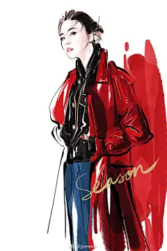 #jjseason时尚插画# -----    Happy birthday to 温婉优雅、时髦帅气刘英俊@刘诗诗   #刘诗诗0310生日快乐# ​​​​