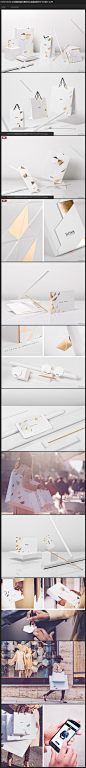 HUGO BOSS-公式捕捉抽象元素秋冬礼品盒纸袋节日卡片设计 [12P]-平面设计