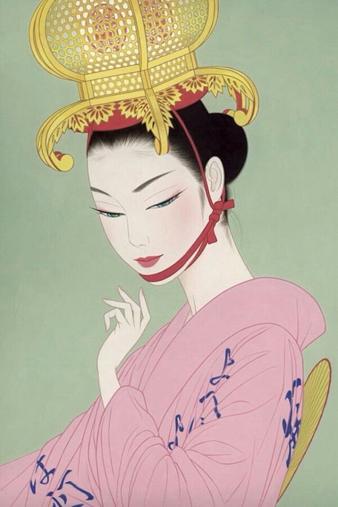独特的东方女性之美  | 鹤田一郎的版画