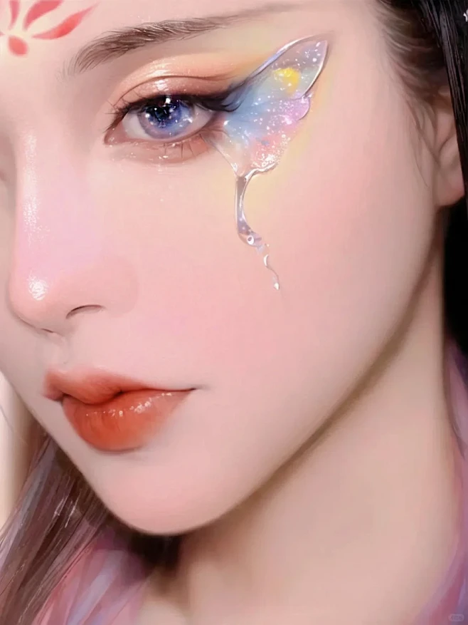大大的绝美妆容-花瓣网