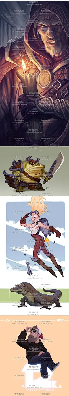 490张欧美迪士尼大师风格插画CG图片素材游戏人物角色考Q版大动作-淘宝网
