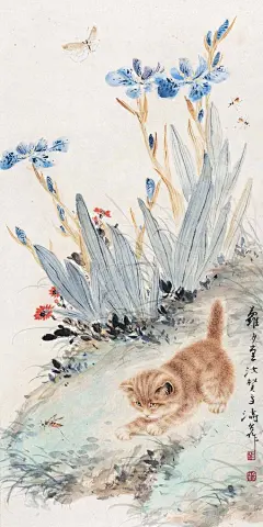 花蝶自飘舞，兰蕙生光辉 … ​​​​
