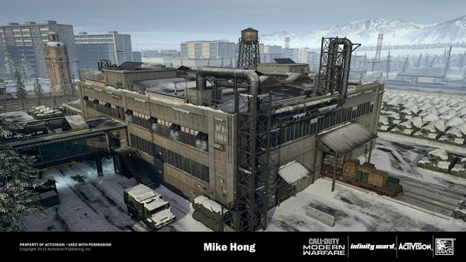 Call of Duty: Modern Warfare - Mialstor Tank Factory-花瓣网