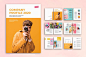 摄影公司简介企业画册版式A4尺寸多用途设计模板素材下载 Photography Company Profile