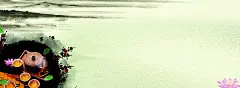草绿,茶,梅,荷花,远山,水墨画,海报banner,中国风图库,png图片,网,图片素材,背景素材,3768102@飞天胖虎