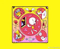 #灵感的诞生# 保持童心～ 一组有趣的插画~~ ​​​​