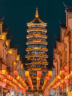 北城凉筑c采集到古建夜景