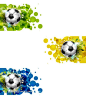 世界杯足球背景高清矢量图素材