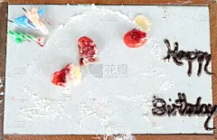 空的,幸福,生日蛋糕,肮脏的,贺卡,水平画幅,无人,蛋糕,生日,光