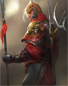 张禄-花瓣网|陪你做生活的设计师 | 身像 头像原画 游戏设计 古风 武