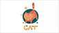 可爱猫咪主题的Logo设计
