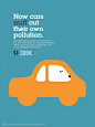 “智慧的地球”是奥美为IBM策划的广告运动，广告插画由以色列艺术家 Noma Bar 完成。广告旨在向大众传递IBM对于各个不同行业的科技贡献，从控制汽车污染，到纽约市警察局遏制犯罪，到石油泄漏定位等等。