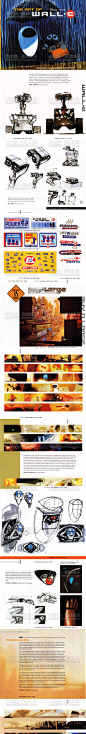 机器人总动员 皮克斯动画设定集美术画册 CG参考 原画素材 WALL E